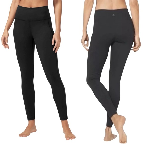 Tommy John Pocket Leggings The Go Anywhere Collection Black Size L - Picture 13 of 13